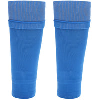 Kids Leg Sleeve Socks Blue Fits Over Calf Shin Pads Compression Sleeves for Football Training Running by Sock Stack BLUE Socks
