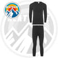 Kids Winter Thermal Underwear Set Boys Warm Long Sleeve Top and Pants Cozy Insulating Base Layer Sizes 3-13 Charcoal Black by Heatwave Thermalwear Thermal Underwear