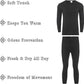 Kids Winter Thermal Underwear Set Boys Warm Long Sleeve Top and Pants Cozy Insulating Base Layer Sizes 3-13 Charcoal Black by Heatwave Thermalwear Thermal Underwear