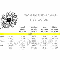 Ladies Oversized Cotton T-Shirt and Leggings PJ Set with Giraffe and Zebra Prints Comfortable and Stylish Womens Loungewear by Daisy Dreamer Pyjamas
