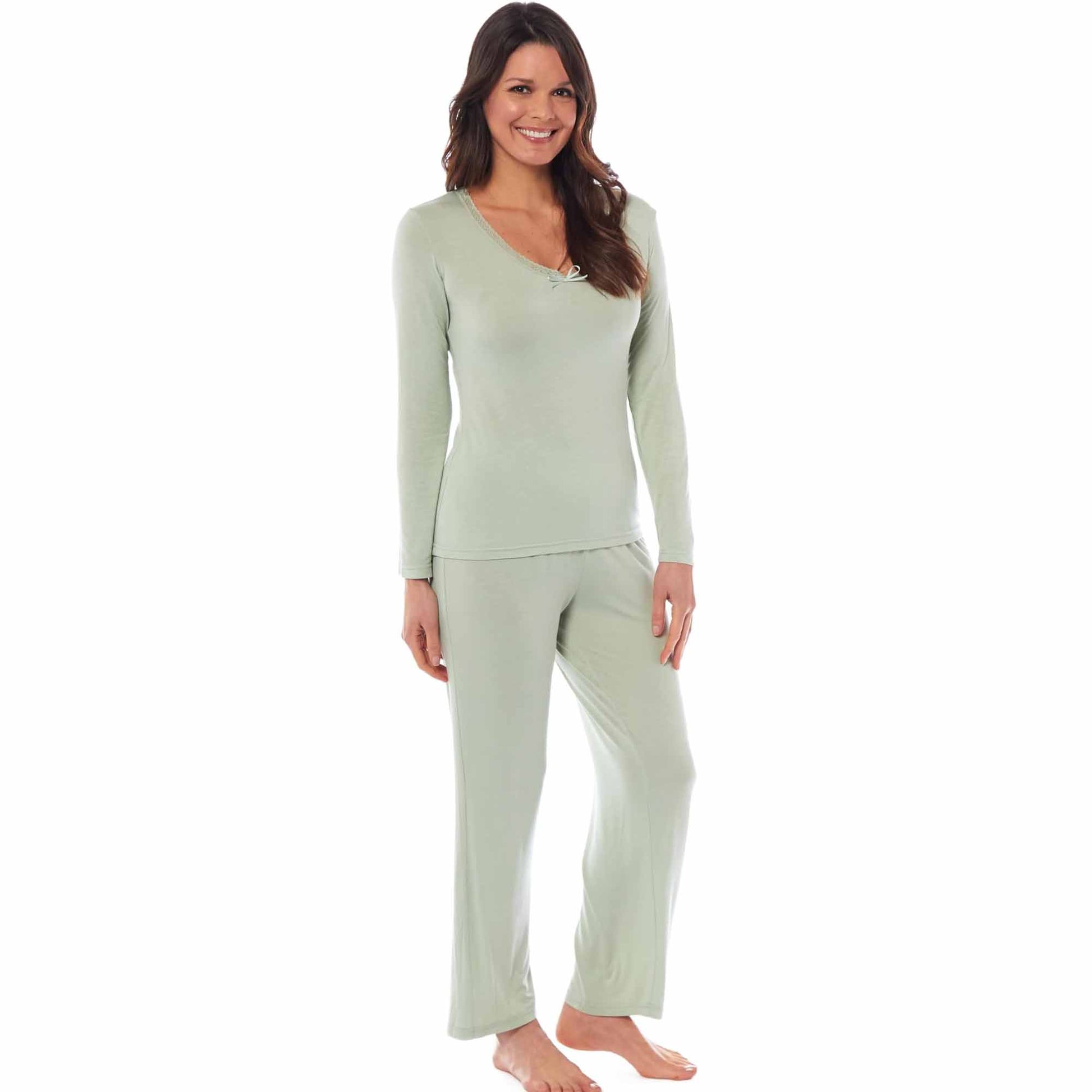 Womens Pyjama Very Pyjamas Ladies Ultra Soft Long Sleeve Pyjama