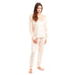 Luxurious Women's Soft Crushed Velvet Pyjama Set Comfortable Loungewear Stylish Nightwear with Elasticated Waistband Multiple Sizes Daisy Dreamer SMALL | UK 8-10 / GOLD Pyjamas