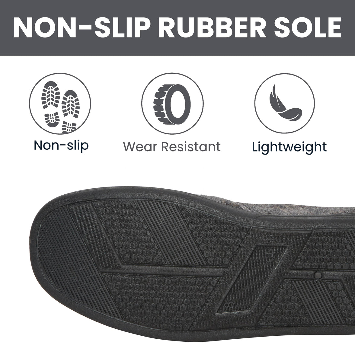 Men’s Checked Slippers Memory Foam Soft Lining Warm Slip-On House Shoes for Indoor Use by Sock Stack Slippers