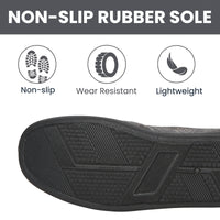 Men’s Checked Slippers Memory Foam Soft Lining Warm Slip-On House Shoes for Indoor Use by Sock Stack Slippers