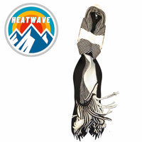 Men's Multi-Coloured Woven Stripe Thermal Winter Scarf Durable Lightweight Acrylic for Insulation and Comfort Casual and Formal Wear by Sock Stack Scarves