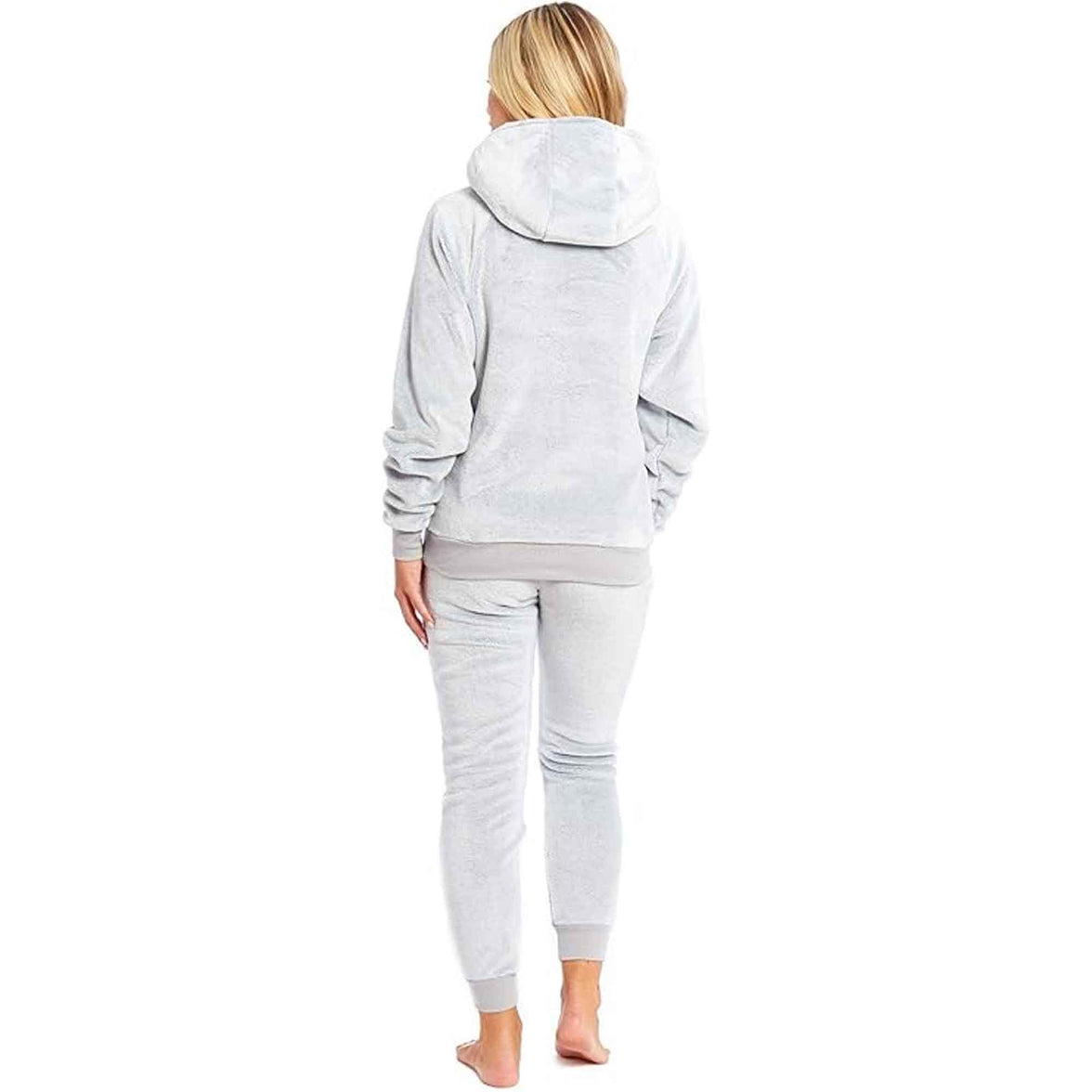 Mother Daughter Matching Sloth Hooded Fleece Pyjamas Plush Flannel Twosie Loungewear with Sherpa Lining Multiple Sizes Cozy Embroidered Sloth Design by Daisy Dreamer Pyjamas