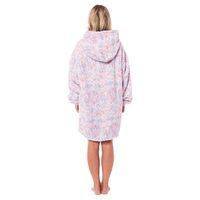 Oversized Ultra Soft Rainbow Hooded Blanket Sweatshirt with Sherpa Fur Lining Plush Flannel Giant Hoodie for Adults and Kids Perfect Gift by Daisy Dreamer RAINBOW Hooded Blanket