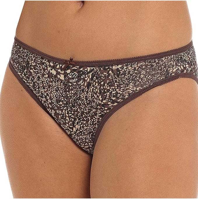 Pack of 10 Women's Animal Print Briefs Zebra Leopard Low Rise Knickers Cotton Underwear Set Daisy Dreamer Underwear