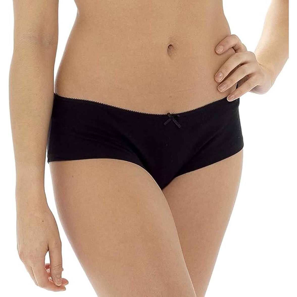 Pack of 10 Womens Cotton Briefs Comfortable Underwear Shorts with Stretch Waistband Assorted Styles Breathable Cotton Blend UK Sizes 12-18 by Daisy Dreamer Underwear