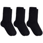 Pack of 3 Mens Heavy Duty Thermal Boot Socks Extra Warm Insulated for Hiking and Cold Weather UK Sizes 6-11 Heat 2.3 Tog Rating by Heatwave Thermalwear BLACK Socks