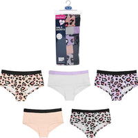 Pack of 5 Girls Cotton Underwear Briefs Soft Durable Comfort Fit for Everyday Wear by Daisy Dreamer Ages 9-16 Multiple Sizes and Colors Underwear