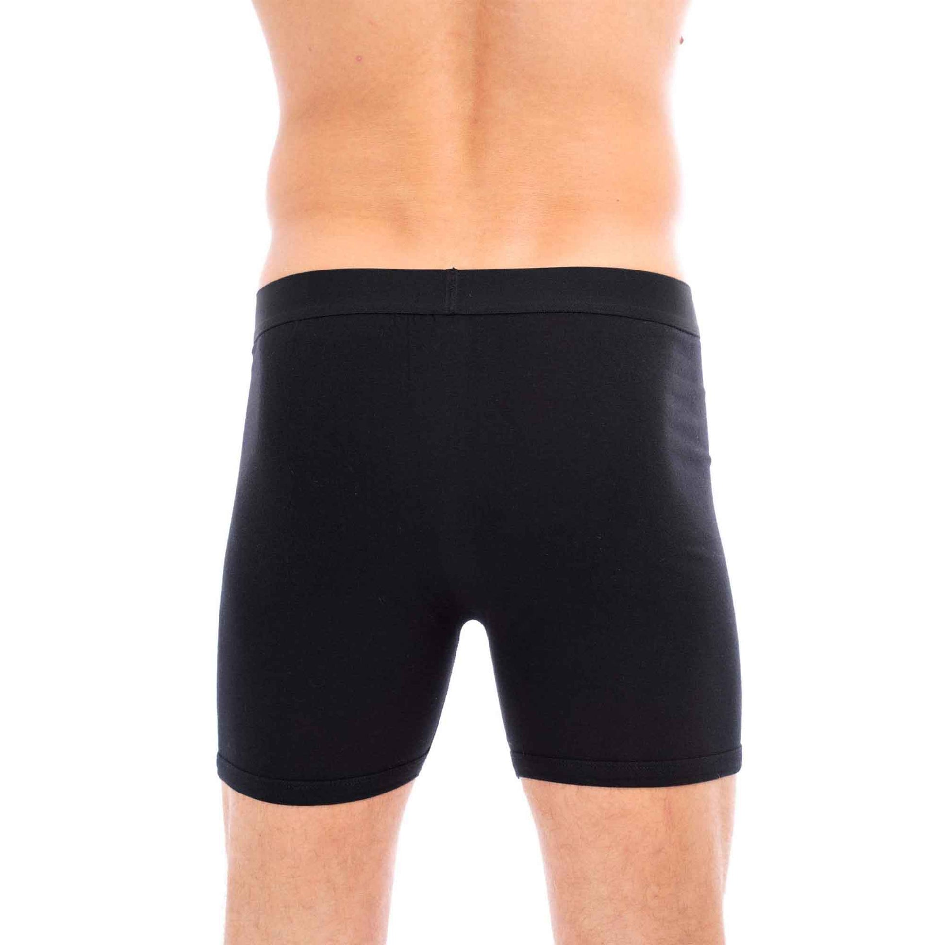 Pack of 5 Men's Cotton Boxer Shorts Button Fly Breathable Stretchy Classic Trunks Premium Comfort Everyday Wear Gym Sports Sock Stack Boxer Shorts