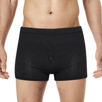 Pack Of 5 Mens Jersey Boxer Shorts 100% Cotton Classic Fit Plus Size Breathable Button Fly Design Men Boxers Underwear by Sock Stack Boxer Shorts