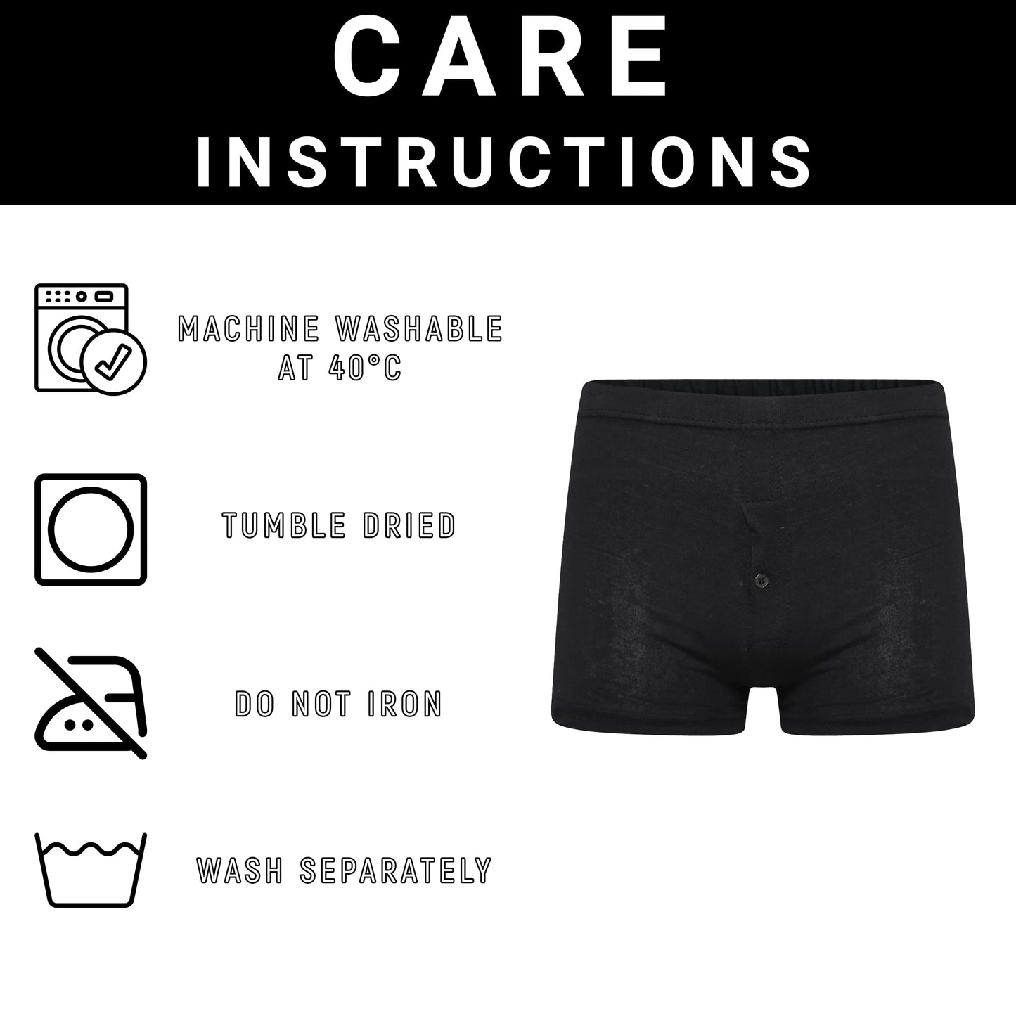 Pack Of 5 Mens Jersey Boxer Shorts 100% Cotton Classic Fit Plus Size Breathable Button Fly Design Men Boxers Underwear by Sock Stack Boxer Shorts
