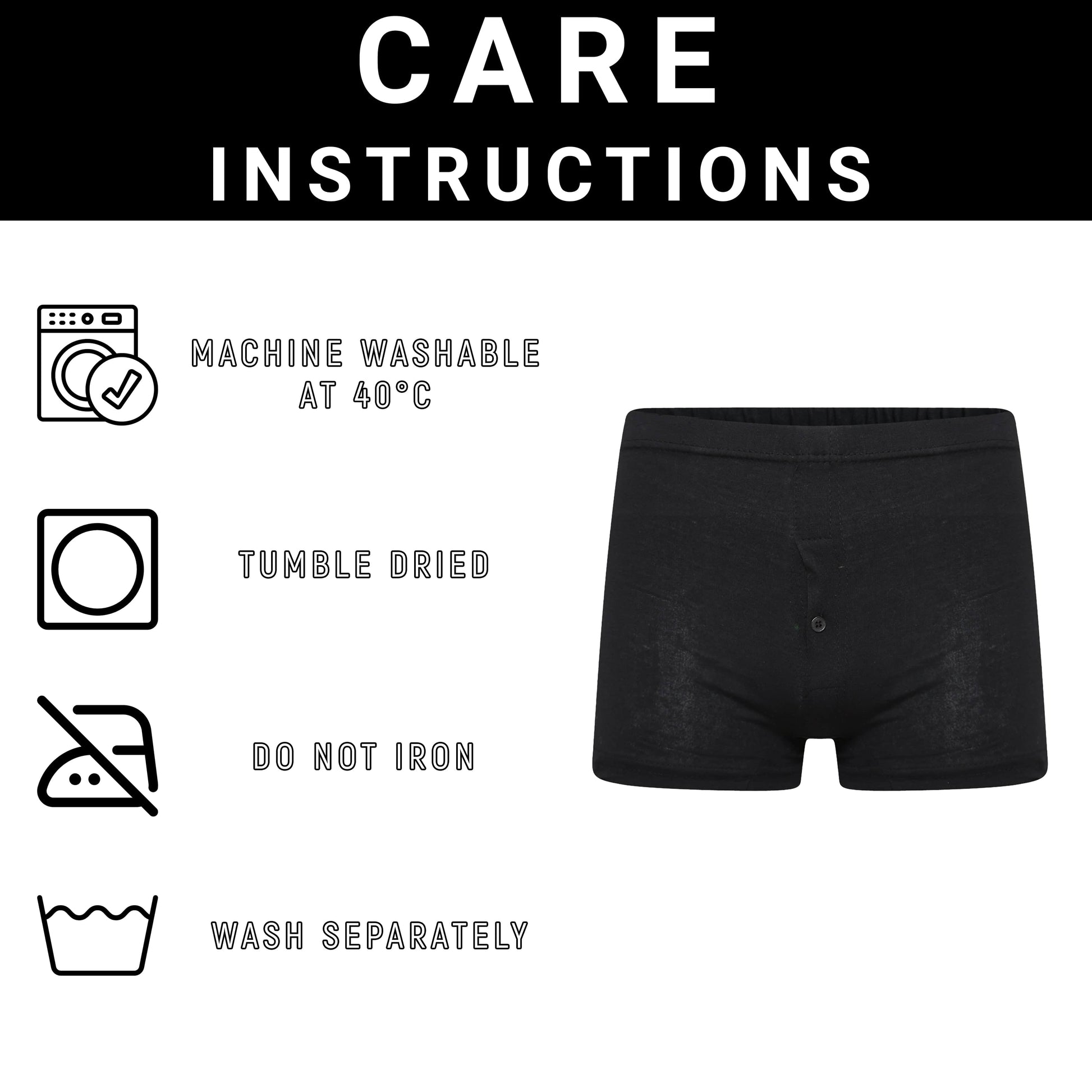 Pack Of 5 Mens Jersey Boxer Shorts 100% Cotton Classic Fit Plus Size Breathable Button Fly Design Men Boxers Underwear by Sock Stack Boxer Shorts