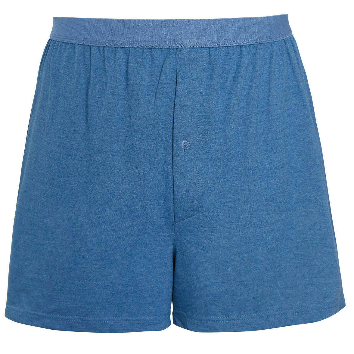 Pack of 6 Men’s Boxer Shorts Loose Fit Cotton Blend Jersey Underwear Super Soft Button Fly & Elastic Waistband by Sock Stack Boxer Shorts