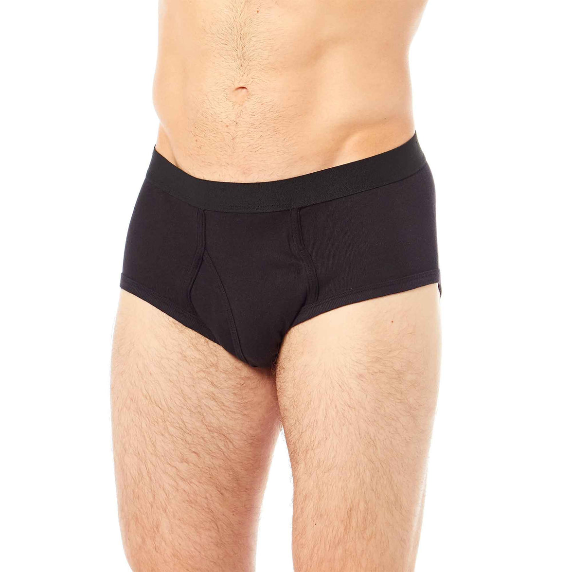 Pack of 6 Mens Cotton Briefs Soft Waistband Breathable Durable Underwear Comfortable All Day Wear MB05/06 by Sock Stack Boxer Shorts