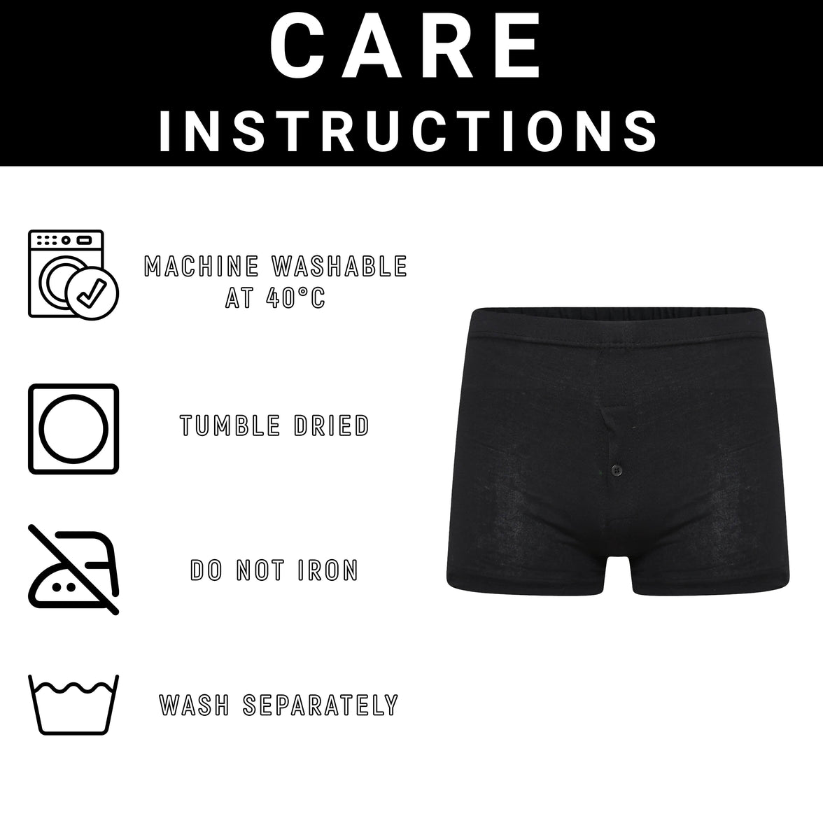 Pack Of 6 Mens Jersey Boxer Shorts Cotton Rich Classic Fit Breathable Button Fly Design Men Boxers Underwear by Sock Stack Boxer Shorts