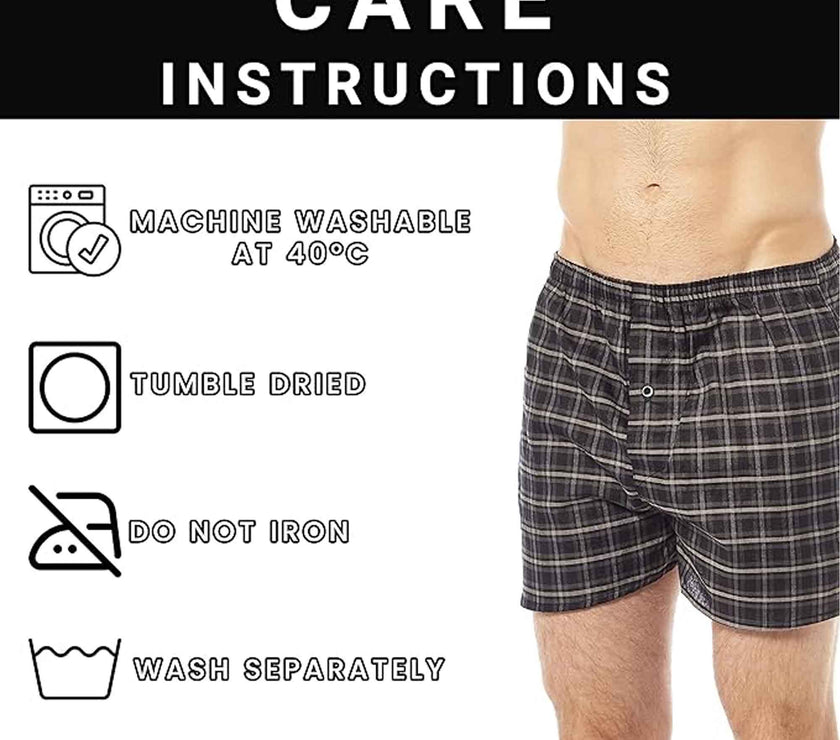 Sock Stack MB02 Pack Of 6 Mens Loose Fit Boxers With Comfort Waistband ...