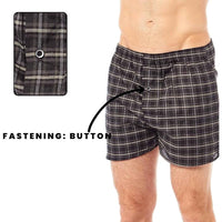 Pack of 6 Mens Loose Fit Woven Boxers with Comfort Waistband in Soft Cotton Blend Multiple Sizes and Colors Breathable Durable MB01 by Sock Stack Boxer Shorts