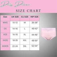Pack of 6 Women's 100% Cotton Super Soft Maxi Briefs Full Coverage Breathable Everyday Underwear Assorted Colors Regular Plus Sizes by Sock Stack Underwear