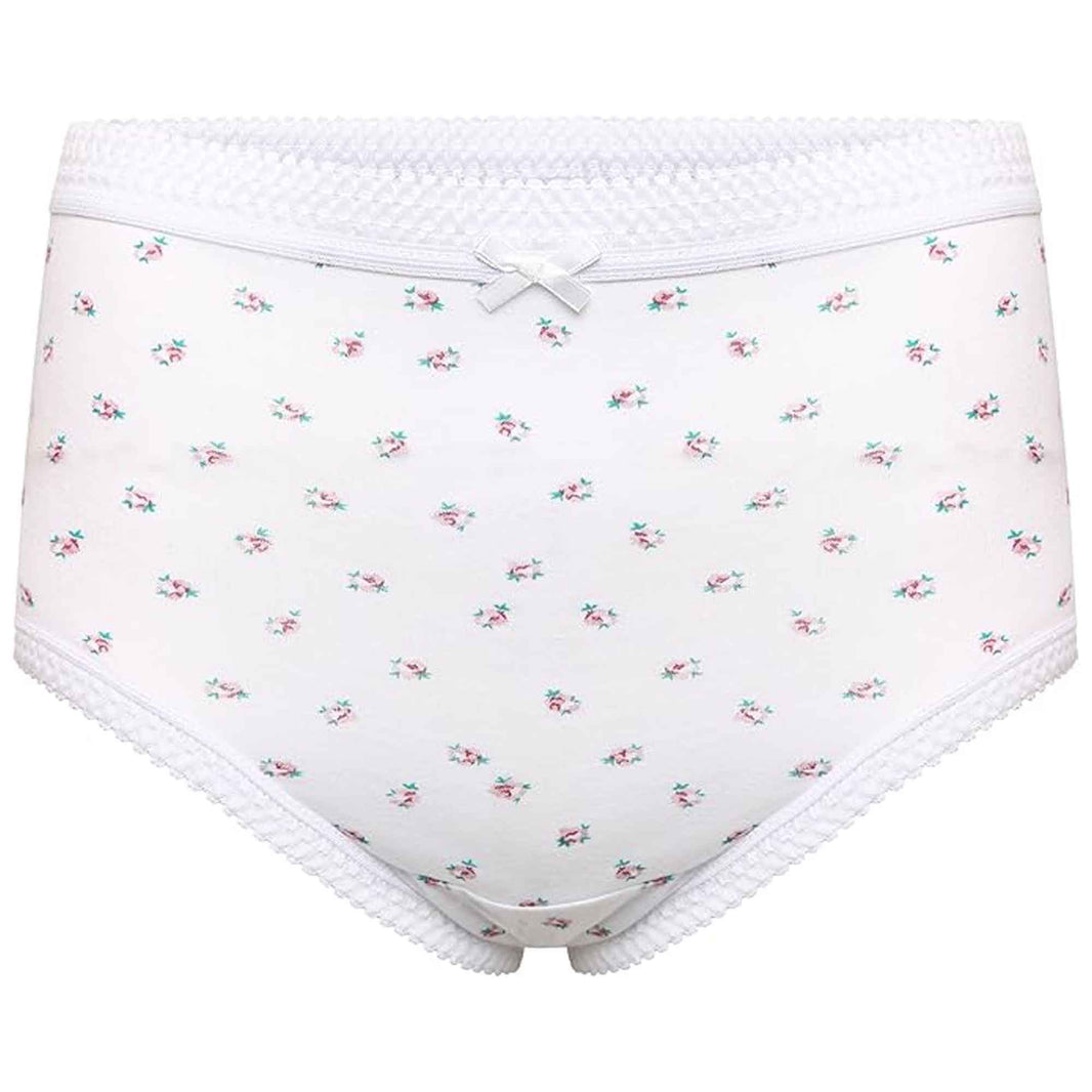 Pack of 6 Women's 100% Cotton Super Soft Maxi Briefs Full Coverage Breathable Everyday Underwear Assorted Colors Regular Plus Sizes by Sock Stack Underwear