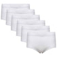 Pack of 6 Women's 100% Cotton Super Soft Maxi Briefs Full Coverage Breathable Everyday Underwear Assorted Colors Regular Plus Sizes by Sock Stack WHITE / 10-12 Underwear