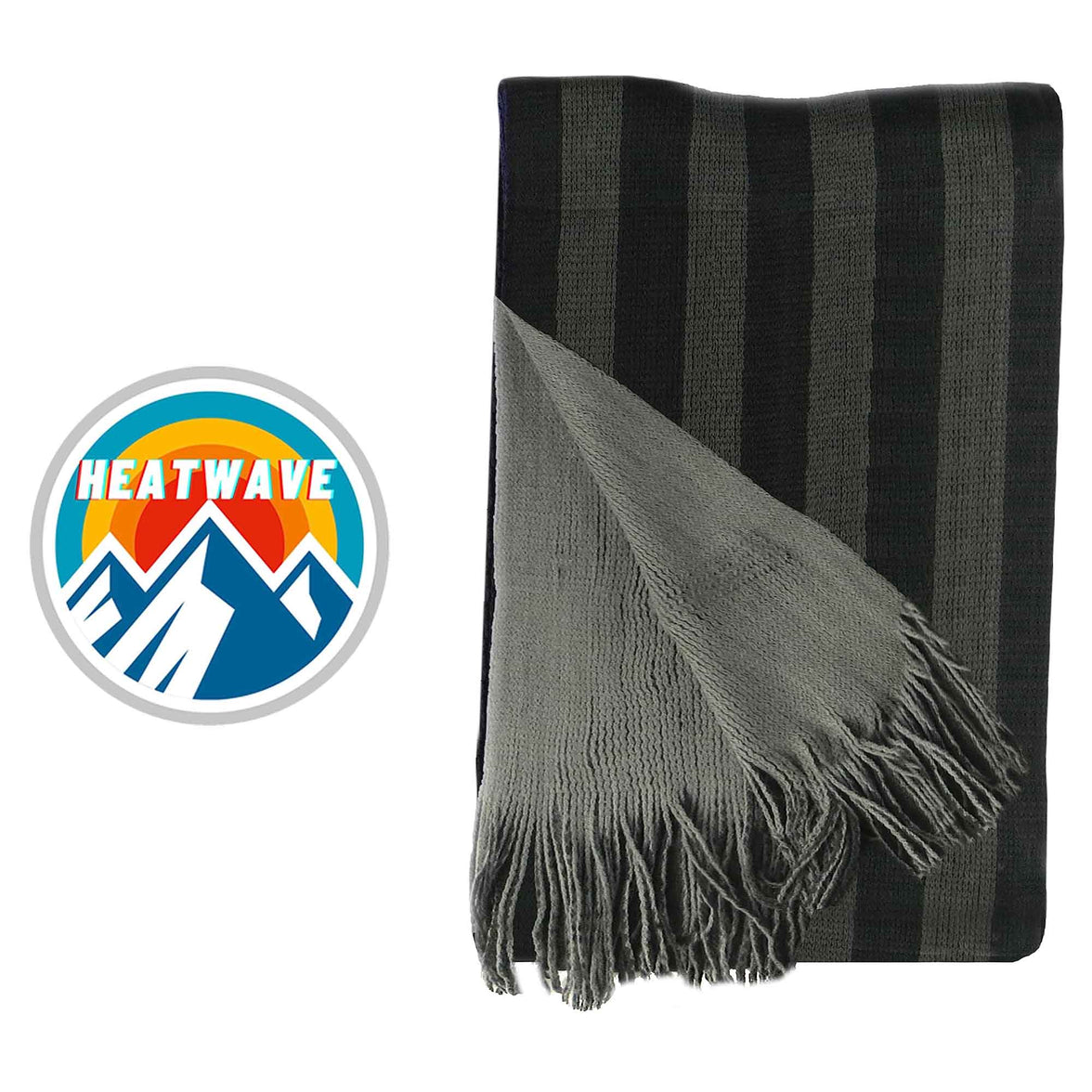 Reversible Stripe Design Men's Scarves Soft Woven Acrylic Fabric Winter Accessory Stylish for Casual and Formal Outfits 3 Colour Options Sock Stack Scarves