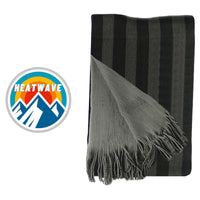 Reversible Stripe Design Men's Scarves Soft Woven Acrylic Fabric Winter Accessory Stylish for Casual and Formal Outfits 3 Colour Options Sock Stack Scarves