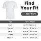 Sock Stack Mens T Shirt Pack of 6 Crew Neck T-Shirts for Men Multipack Super Soft Short Sleeve Slim Fit for Everyday Wear T-Shirts