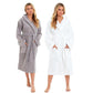 Unisex Bamboo Hooded Dressing Gown Super Soft Towelling Bath Robe for Men & Women by Sock Stack Bathrobe