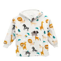 Unisex Safari and Sloth Hoodie Blanket for Infants 0-2 Years Ultra Soft Cozy Wearable Blanket with Spacious Pocket for Boys and Girls by Daisy Dreamer 0-2 YRS / SAFARI Hooded Blanket