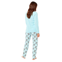 Women's 100% Cotton Koala Bear Print Pyjama Set Comfortable Long Sleeve Top and Elasticated Pants for Sleeping and Lounging Available in Small Medium Large X-Large by Daisy Dreamer Pyjamas