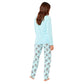 Women's 100% Cotton Koala Bear Print Pyjama Set Comfortable Long Sleeve Top and Elasticated Pants for Sleeping and Lounging Available in Small Medium Large X-Large by Daisy Dreamer Pyjamas