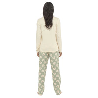 Women's Cockapoo Cotton Jersey Pyjama Set Long Sleeve Lounge Wear PJs with Elasticated Waistband by Daisy Dreamer Pyjamas