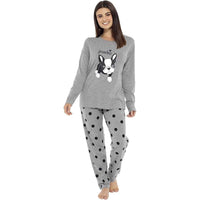Women's Cotton Soft Pyjama Set with Elasticated Patterned Bottoms Ultimate Nightwear and Cosy Loungewear Multiple Sizes by Daisy Dreamer Pyjamas