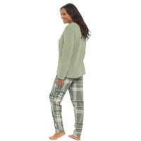 Women's Highland Cow Warm Soft Fleece Pyjama Set Cozy Loungewear PJs by Daisy Dreamer Pyjamas