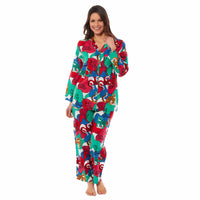 Women's Jaguar Jungle Leopard Print Long Pyjama Set Button Up Soft Breathable Viscose Loungewear Sleepwear Relaxing PJ Set by Daisy Dreamer DECO JAGUAR / SMALL Pyjamas