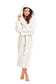 Women's Snuggle Fleece Touch Hooded Robe Luxurious Soft Loungewear Cosy Durable Dressing Gown UK Sizes 8-22 Green Grey Pink Green by Daisy Dreamer Robe