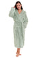 Women's Snuggle Fleece Touch Hooded Robe Luxurious Soft Loungewear Cosy Durable Dressing Gown UK Sizes 8-22 Green Grey Pink Green by Daisy Dreamer Robe