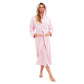 Women's Super Soft Plush Fleece Hooded Bathrobe Fluffy Velvet Loungewear Long Sleeve Cosy Winter Dressing Gown Spa Essential by Daisy Dreamer PINK / S Robe