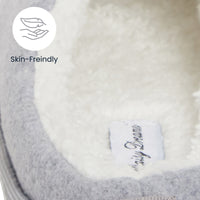 Womens Slippers Slip On Soft Mules with Memory Foam Warm Lined Indoor House Shoes Non Slip Sole Ladies Slipper Pair by Daisy Dreamer Slippers