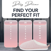 Womens Slippers Slip On Soft Mules with Memory Foam Warm Lined Indoor House Shoes Non Slip Sole Ladies Slipper Pair by Daisy Dreamer Slippers