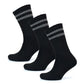10 Pairs Men's Cotton Rich Striped Sport Socks Moisture-Wicking Reinforced Heel Toe for Running Hiking Football Outdoor Black White Grey UK 6-11 by Sock Stack. Buy now for £9.00.