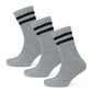 10 Pairs Men's Cotton Rich Striped Sport Socks Moisture-Wicking Reinforced Heel Toe for Running Hiking Football Outdoor Black White Grey UK 6-11 by Sock Stack. Buy now for £9.00.