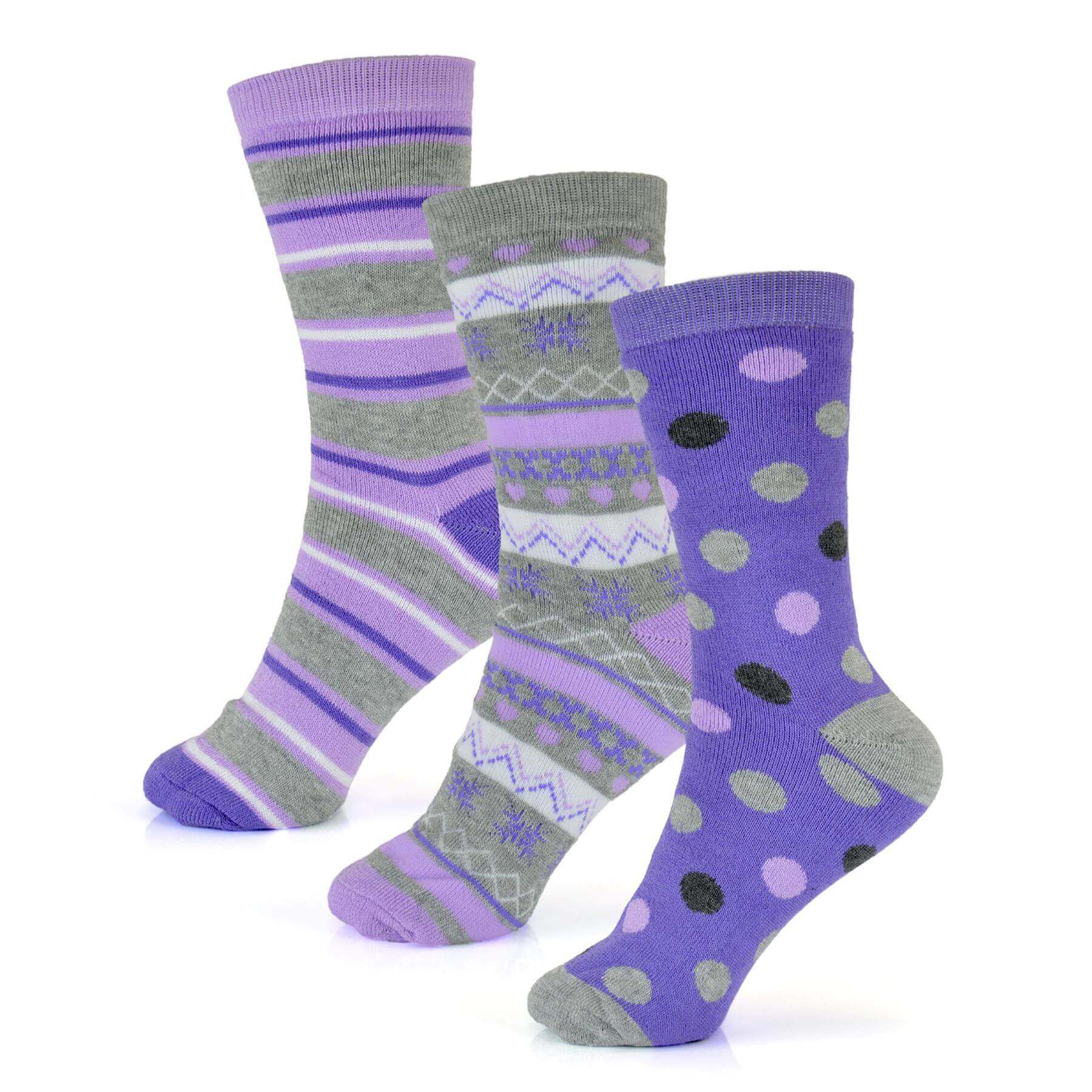 12 Pack Womens Thermal Winter Socks Extra Warm for Cold Weather High Insulation with 2.3 Tog Rating Perfect for Work Boots and Outdoor Activities by Heatwave Thermalwear. Buy now for £9.00.