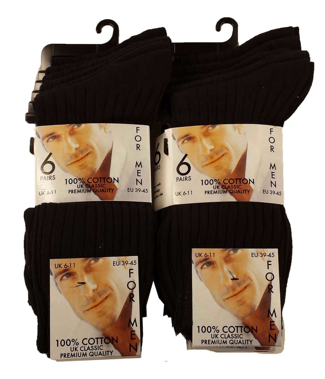 12 Pairs Men's 100 Cotton Moisture-Wicking Antibacterial Dress Work Socks Assorted Brown Black Comfortable All Day Wear Sustainable by Sock Stack. Buy now for £10.00.