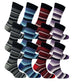 12 Pairs Men's Black Work Socks Comfort Fit with Combed Cotton Durable Construction Ultra-Smooth Flat Toe Seam Assorted Styles UK 6-11 by Sock Stack. Buy now for £8.00.