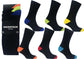 12 Pairs Men's Black Work Socks Comfort Fit with Combed Cotton Durable Construction Ultra-Smooth Flat Toe Seam Assorted Styles UK 6-11 by Sock Stack. Buy now for £8.00.