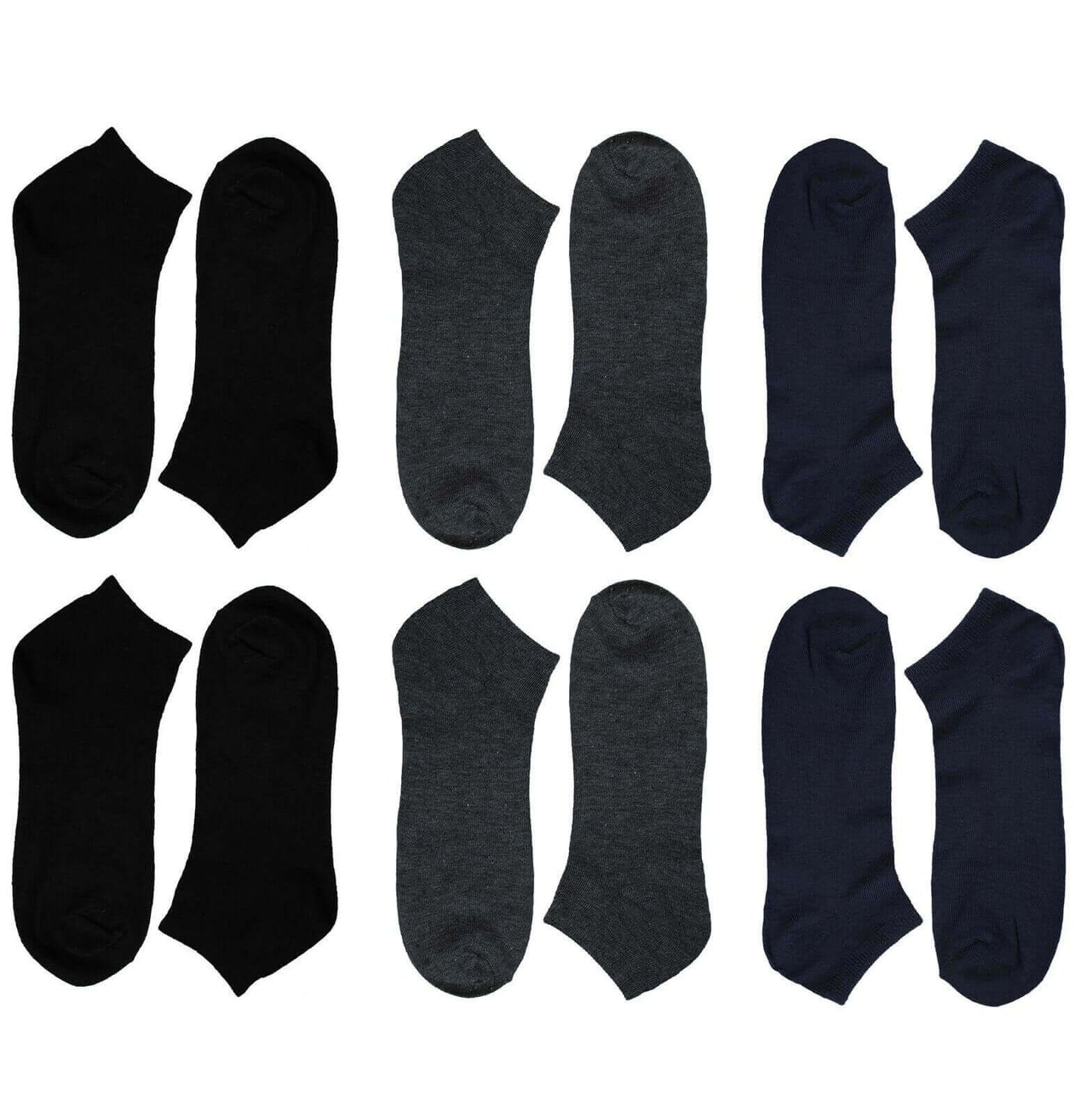 12 Pairs Mens Breathable Sport Trainer Socks with Arch Brace Support and Anti-Crimping Design for Running Gym Workouts Durable Cotton Blend White and Black Sizes UK 6-11 by Sock Stack. Buy now for £7.00.
